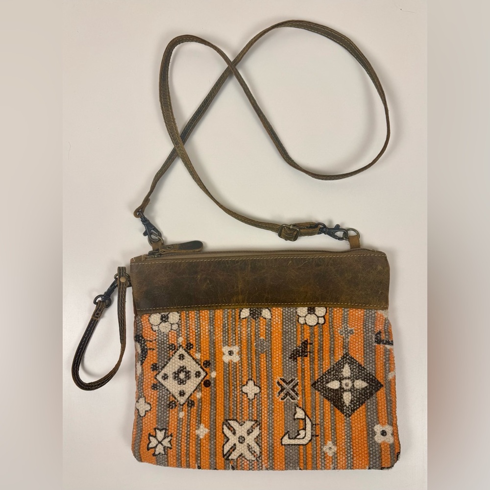 Myra Bag Rusty Trails Crossbody Canvas Bag